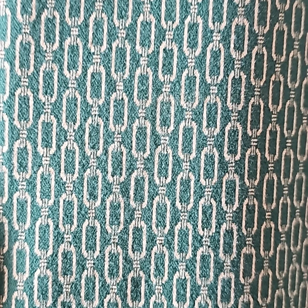 Ann Taylor The Chain Print Side Zip Legging equestrian sz XL green cream WP12_6